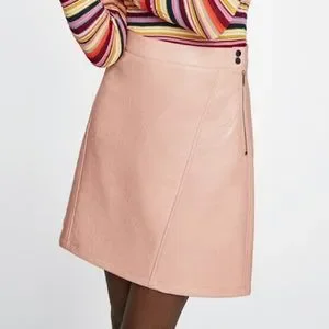 Zara Skirts Zara Mini Faux Leather Skirt Poshmark